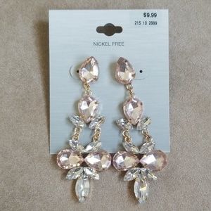Rhinestone Chandelier Earrings